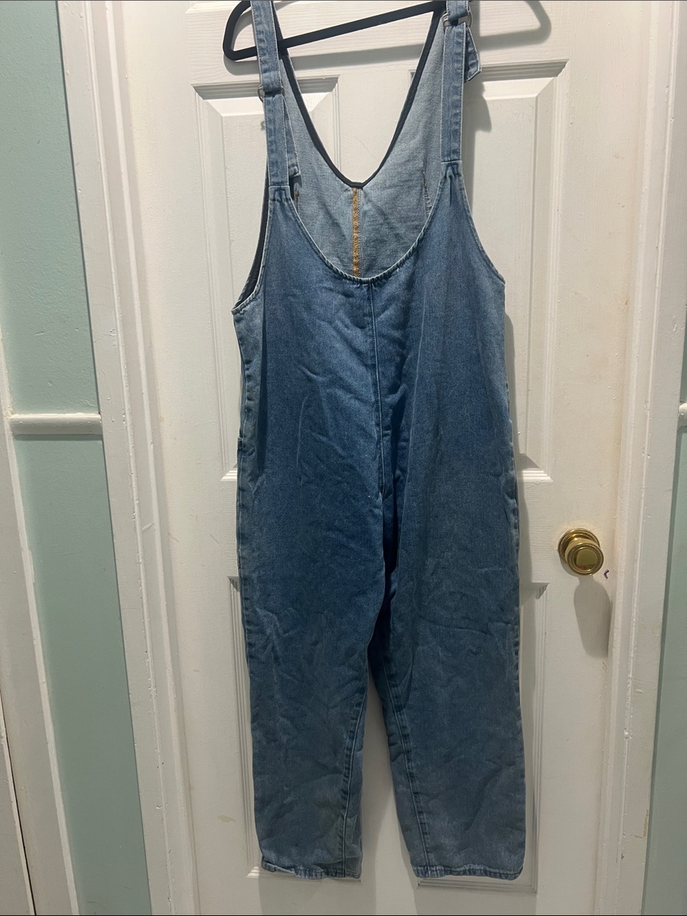 Blue Tides Denim Overalls in Light Blue